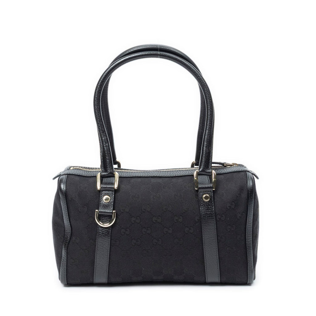 Gucci Abbey Boston Black GG Canvas Shoulder — view 5