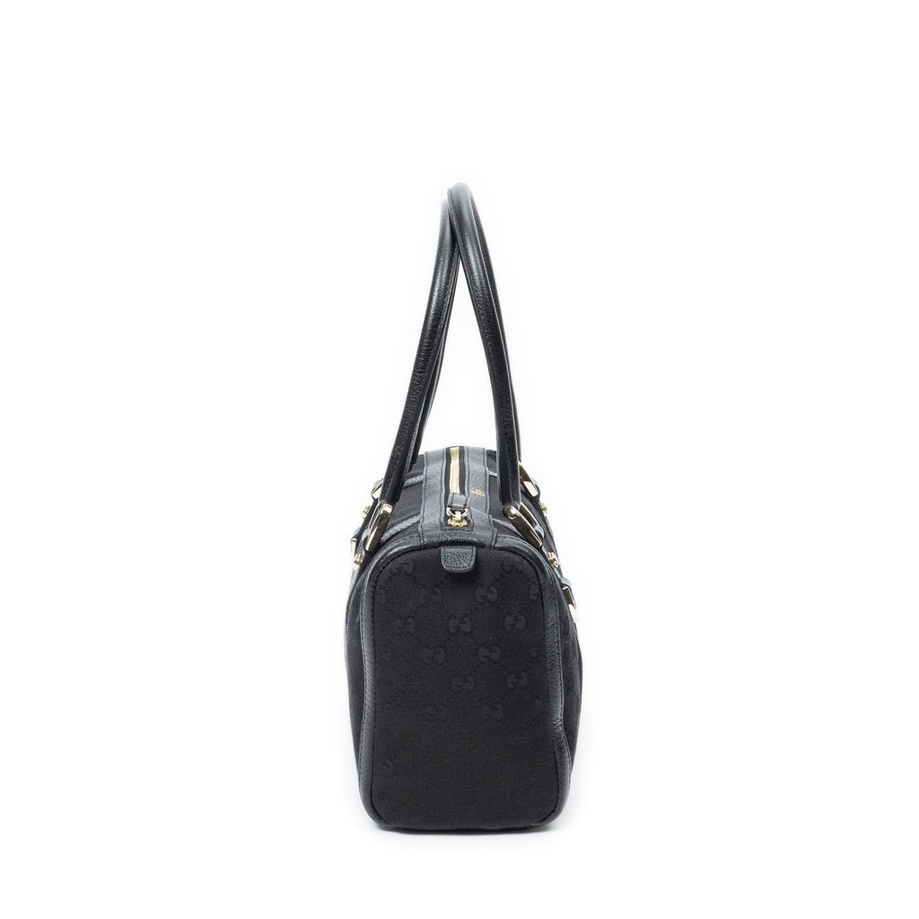 Gucci Abbey Boston Black GG Canvas Shoulder — view 4