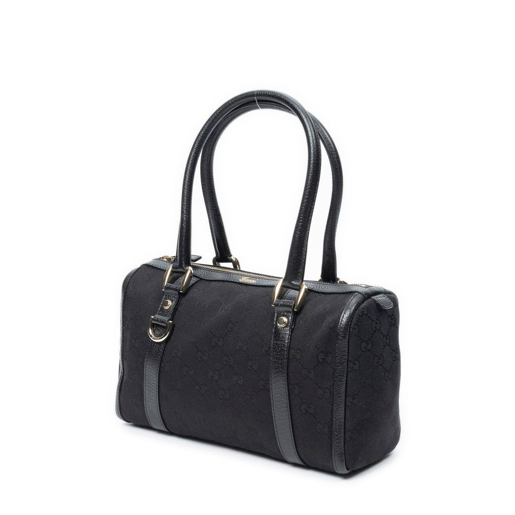 Gucci Abbey Boston Black GG Canvas Shoulder — view 2
