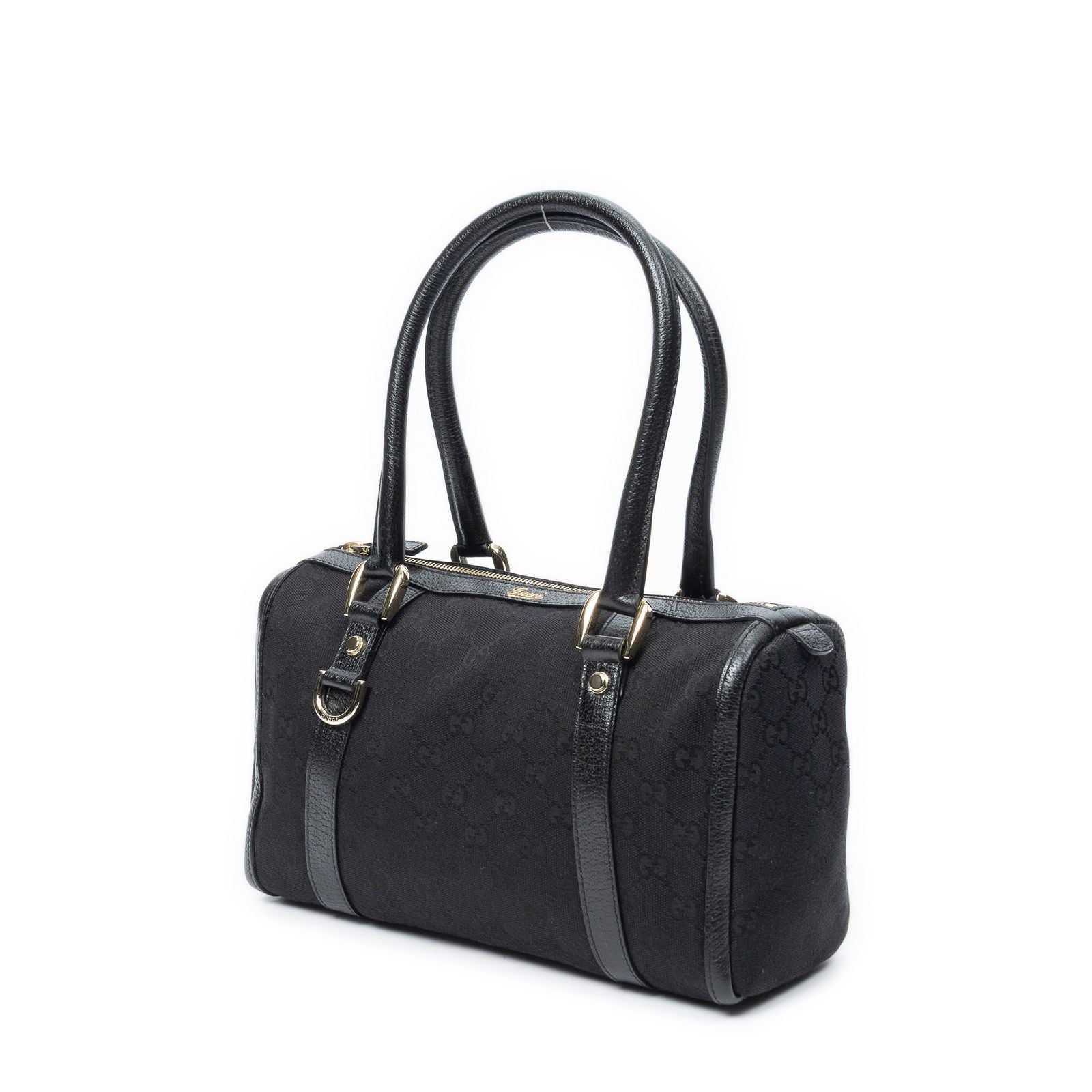 Gucci Abbey Boston Black GG Canvas Shoulder — view 2