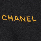 Chanel Scarf Black Green Red Silk — view 4