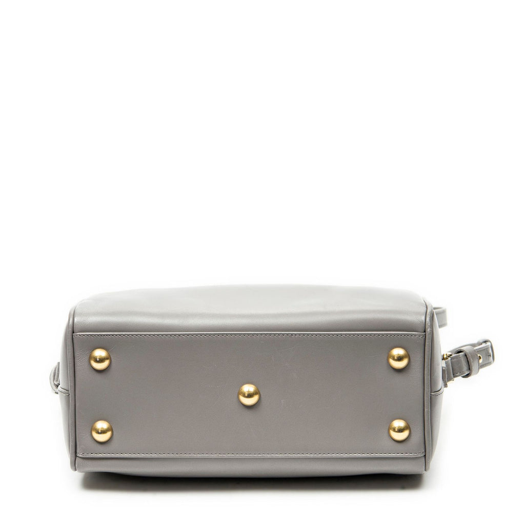 Saint Laurent Baby Duffle Taupe Smooth Leather — view 6