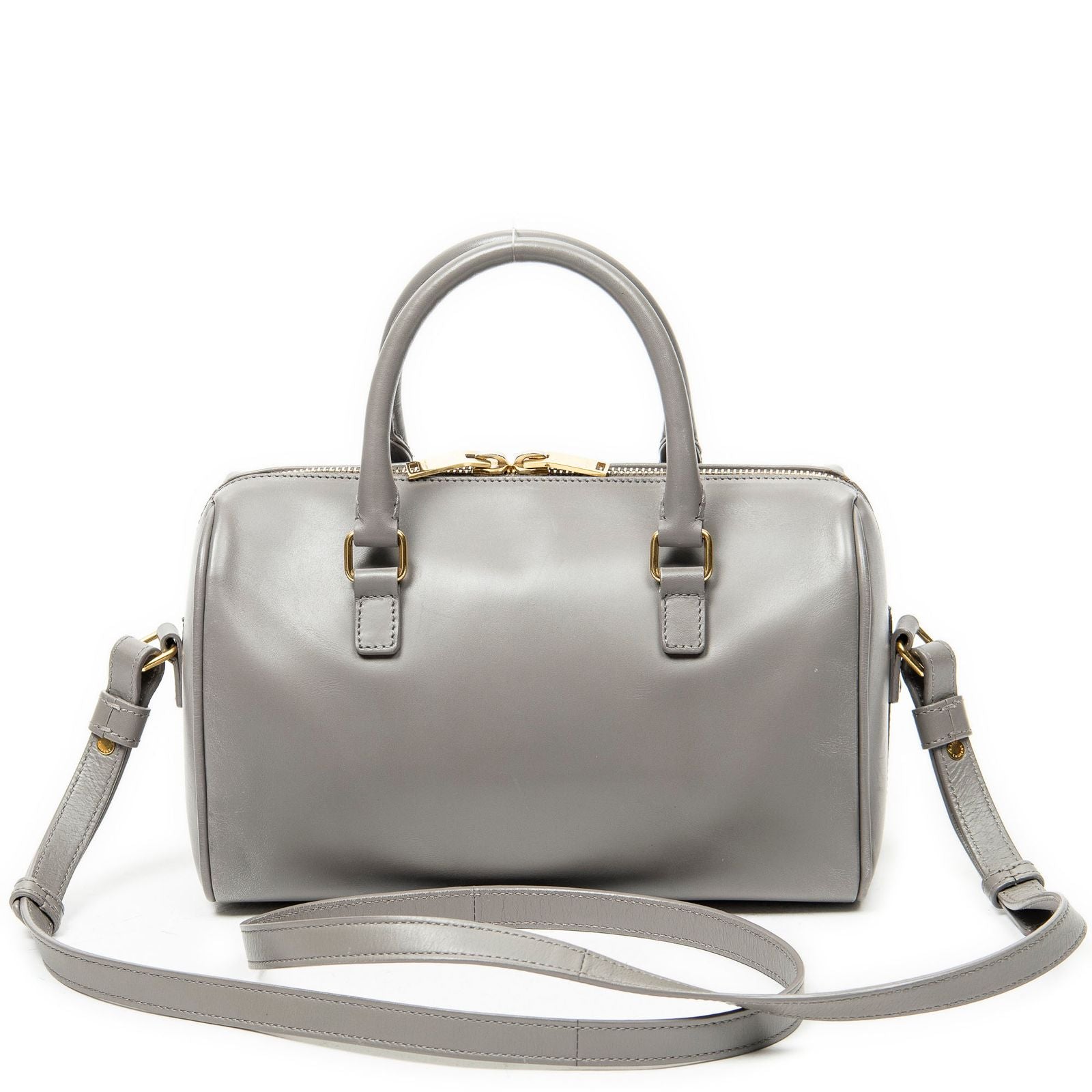 Saint Laurent Baby Duffle Taupe Smooth Leather — view 5