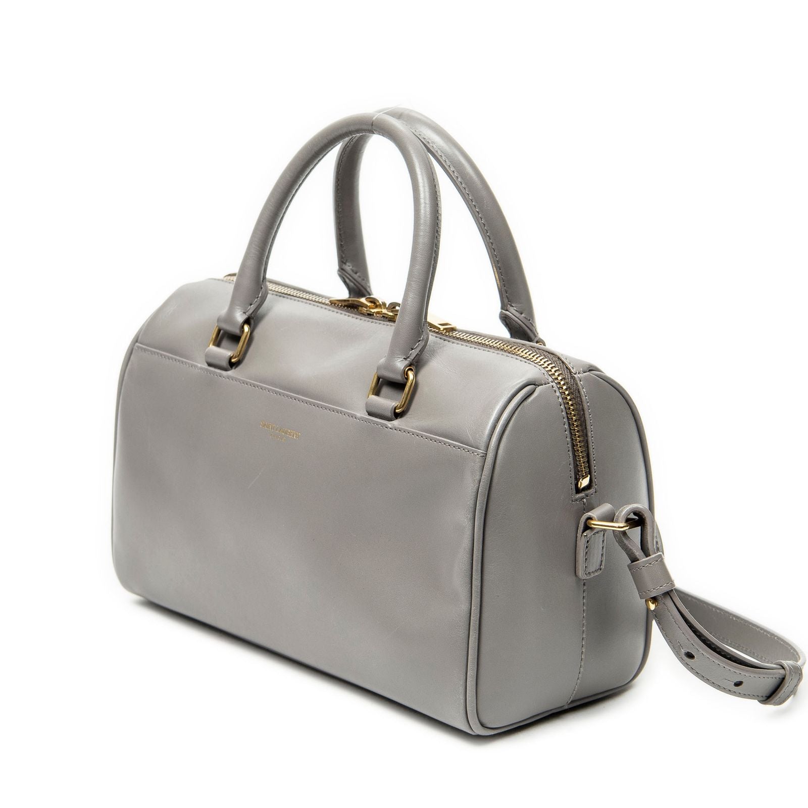 Saint Laurent Baby Duffle Taupe Smooth Leather — view 2