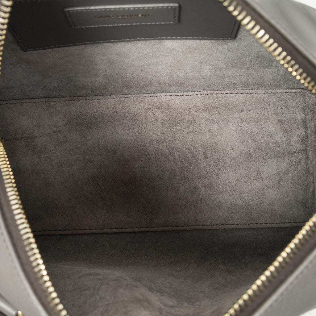 Saint Laurent Baby Duffle Taupe Smooth Leather — view 9
