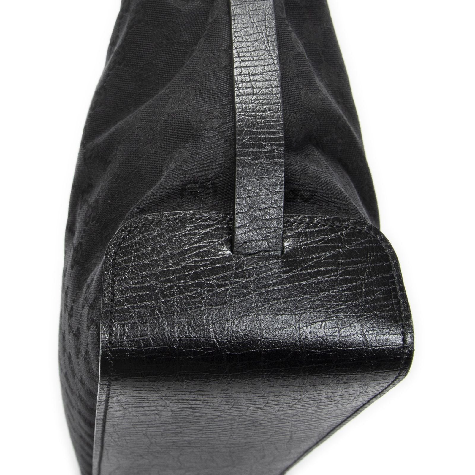 Gucci Eclipse Tote Black GG Canvas — view 7