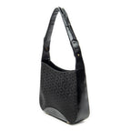 Celine Vintage Mini Zip Hobo Black C Macadam Canvas — view 2