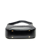 Celine Vintage Mini Zip Hobo Black C Macadam Canvas — view 6