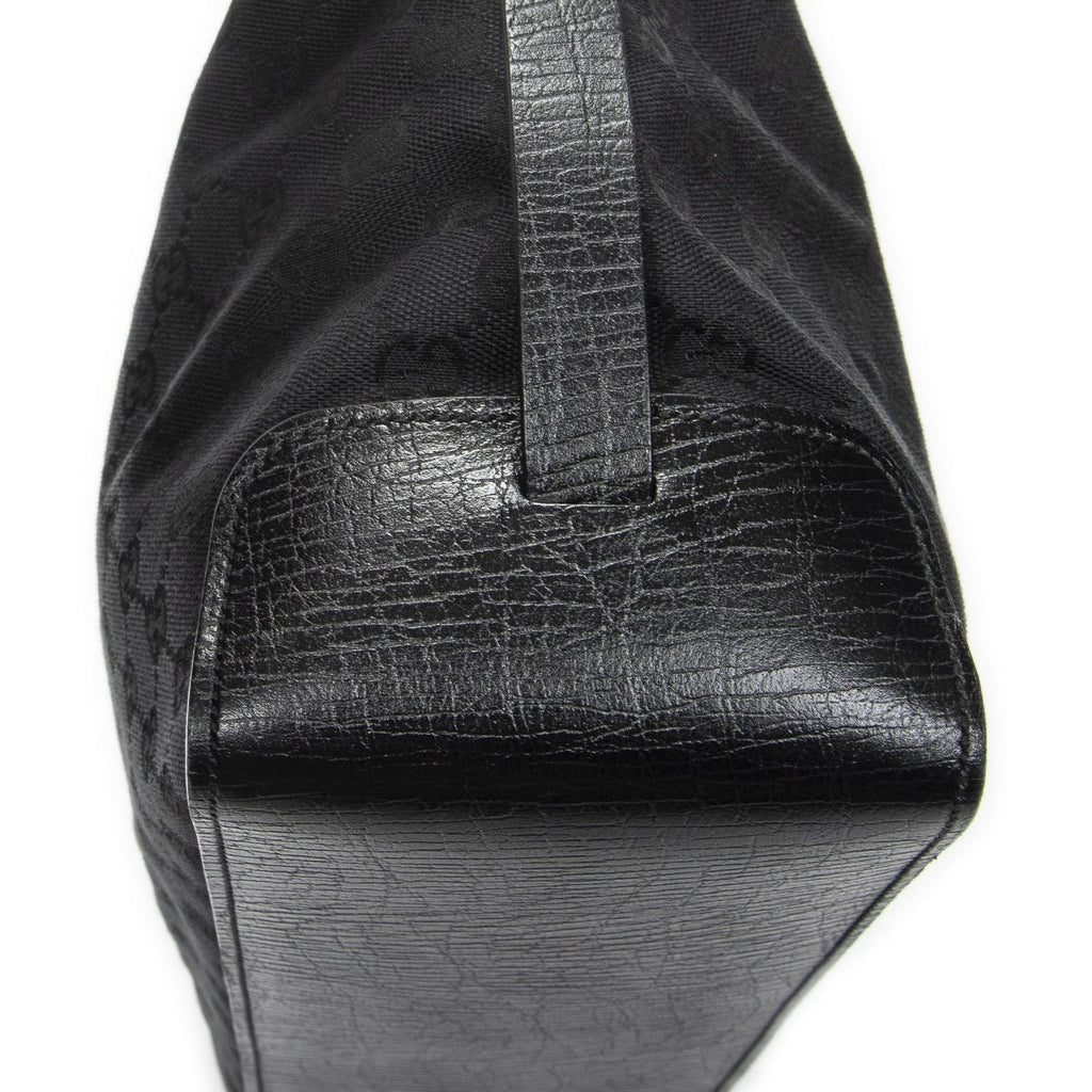 Gucci Eclipse Tote Black GG Canvas — view 8