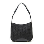 Celine Vintage Mini Zip Hobo Black C Macadam Canvas — view 5