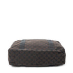 Gucci Laptop Bag Dark Brown GG Canvas — view 6