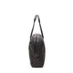 Gucci Laptop Bag Dark Brown GG Canvas — view 3
