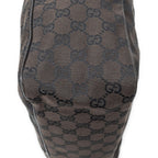 Gucci Laptop Bag Dark Brown GG Canvas — view 8