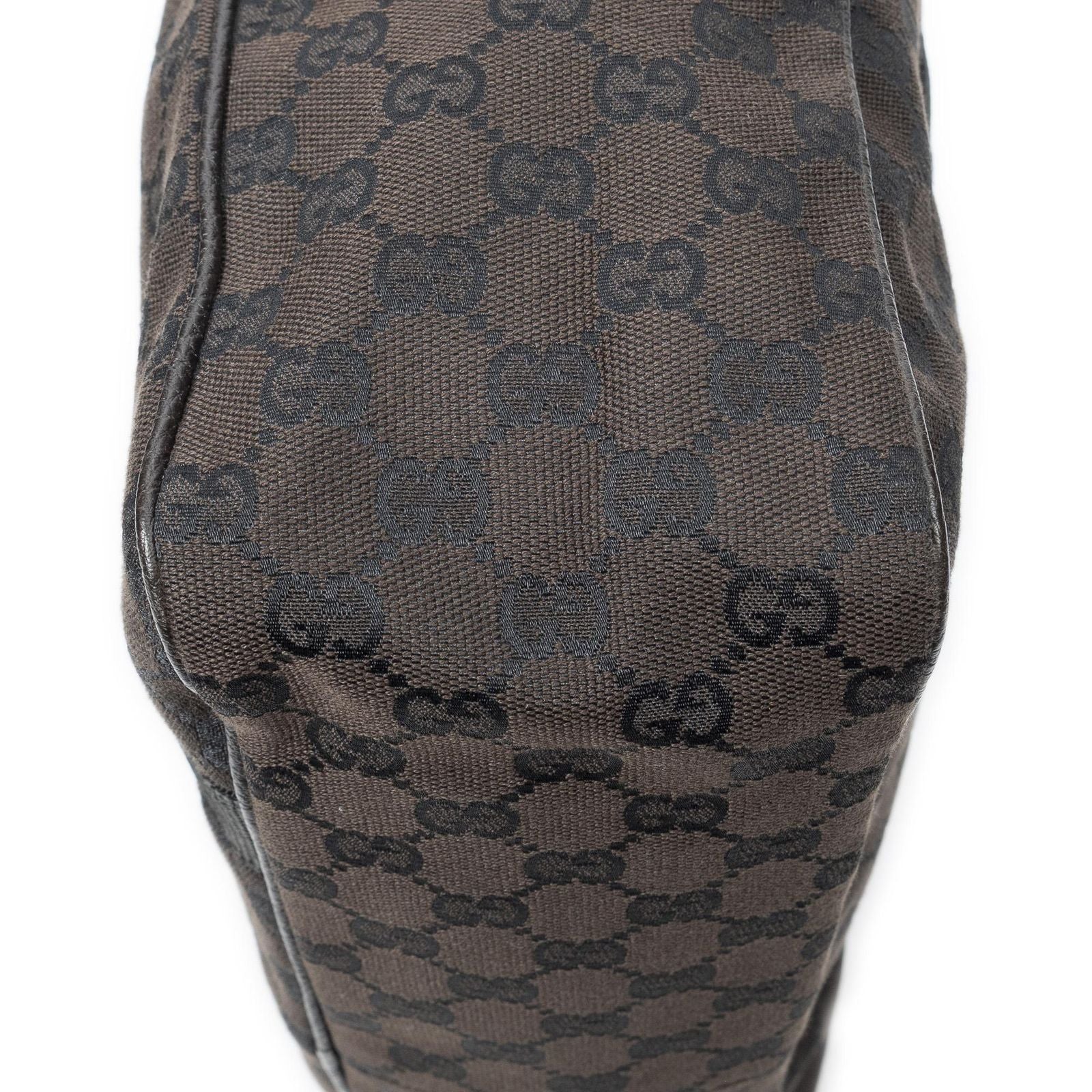 Gucci Laptop Bag Dark Brown GG Canvas — view 8