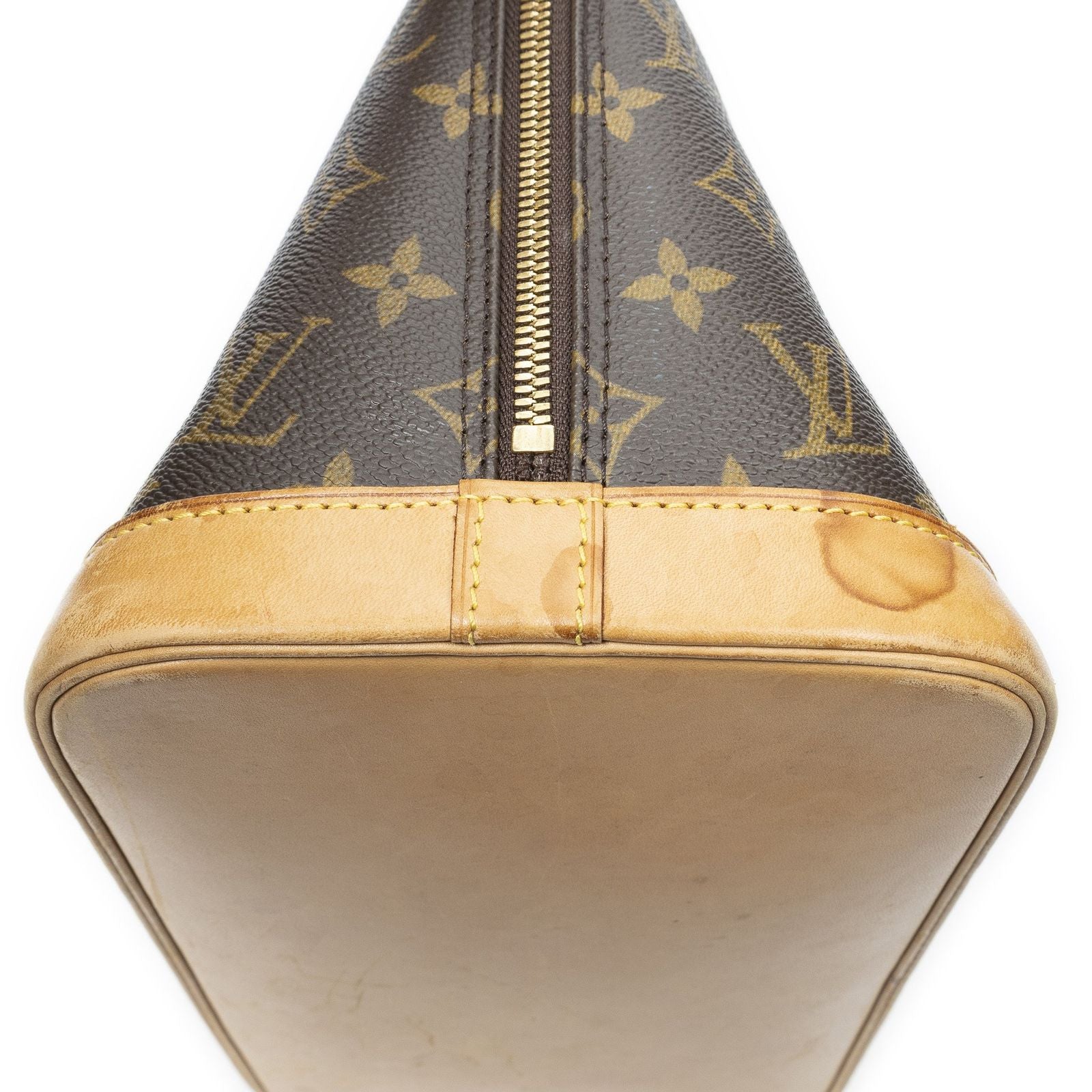 Louis Vuitton Alma Brown Monogram Canvas Handbag — view 7