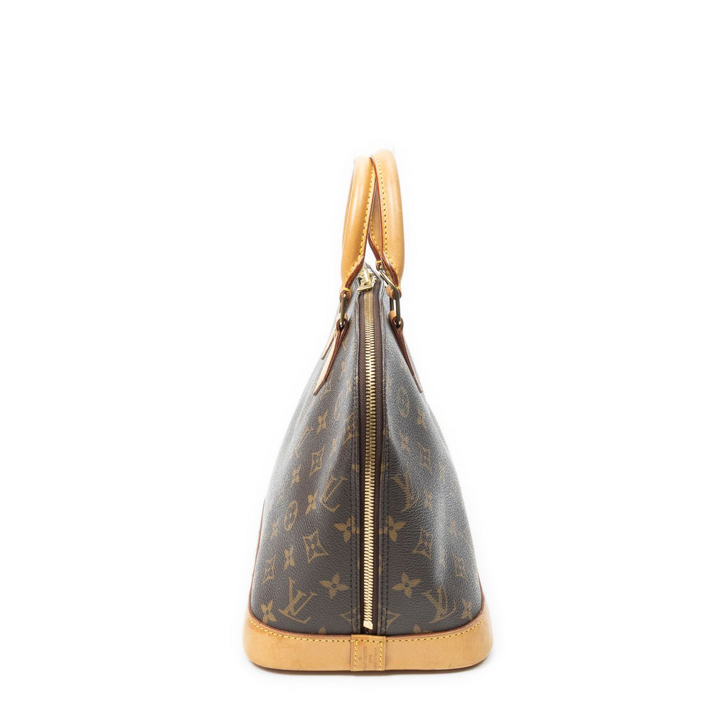 Louis Vuitton Alma Brown Monogram Canvas Handbag — view 4