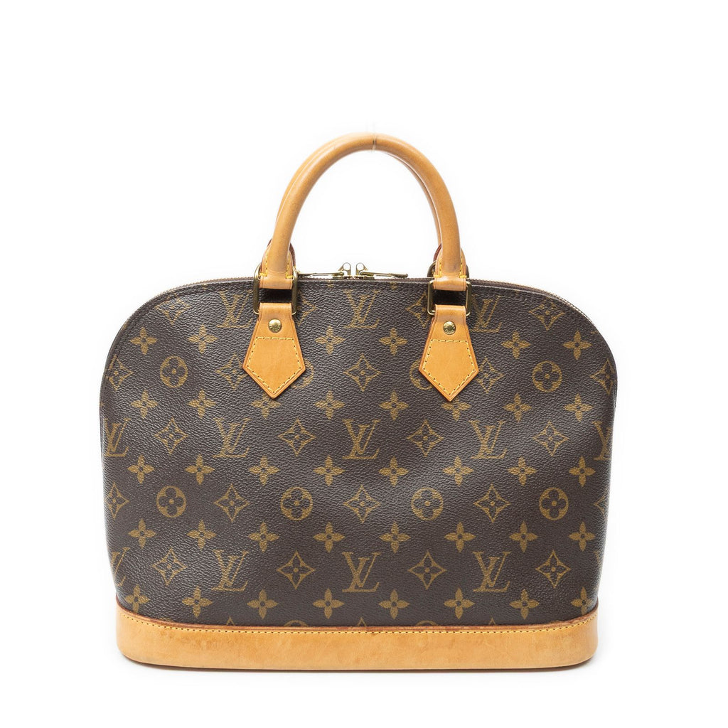 Louis Vuitton Alma Brown Monogram Canvas Handbag