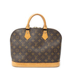 Louis Vuitton Alma Brown Monogram Canvas Handbag