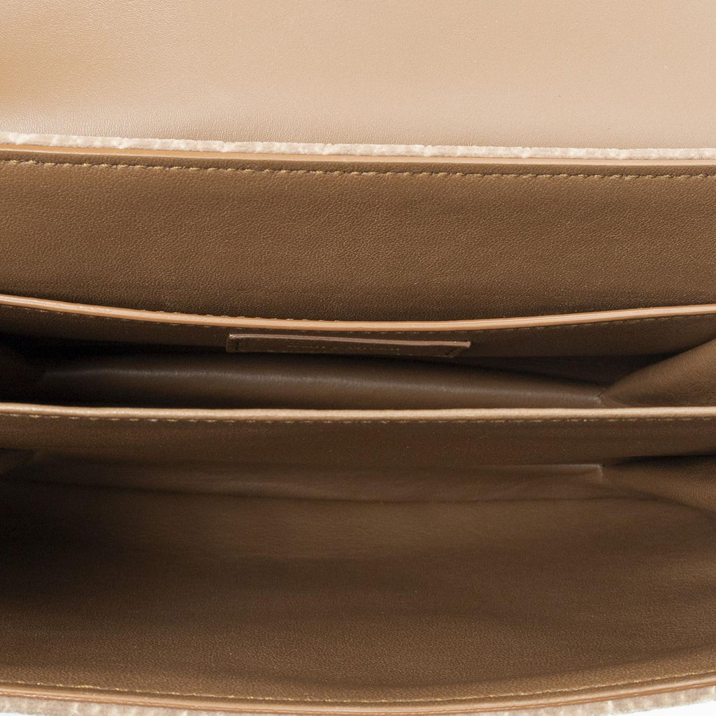 Saint Laurent le Monogram Satchel Brown GG Suede Leather — view 9