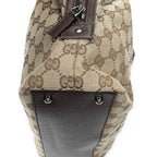Gucci Small Boston Beige Brown GG Canvas Handbag — view 8