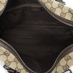 Gucci Small Boston Beige Brown GG Canvas Handbag — view 9