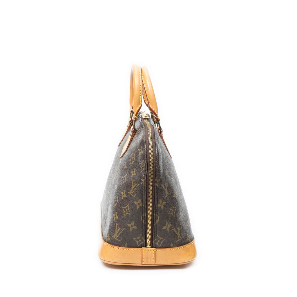 Louis Vuitton Alma Brown Monogram Canvas Handbag — view 4