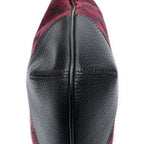 Gucci Small Zip Hobo Red Black GG Canvas — view 7