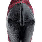 Gucci Small Zip Hobo Red Black GG Canvas — view 8