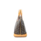Louis Vuitton Alma Brown Monogram Canvas Handbag — view 3