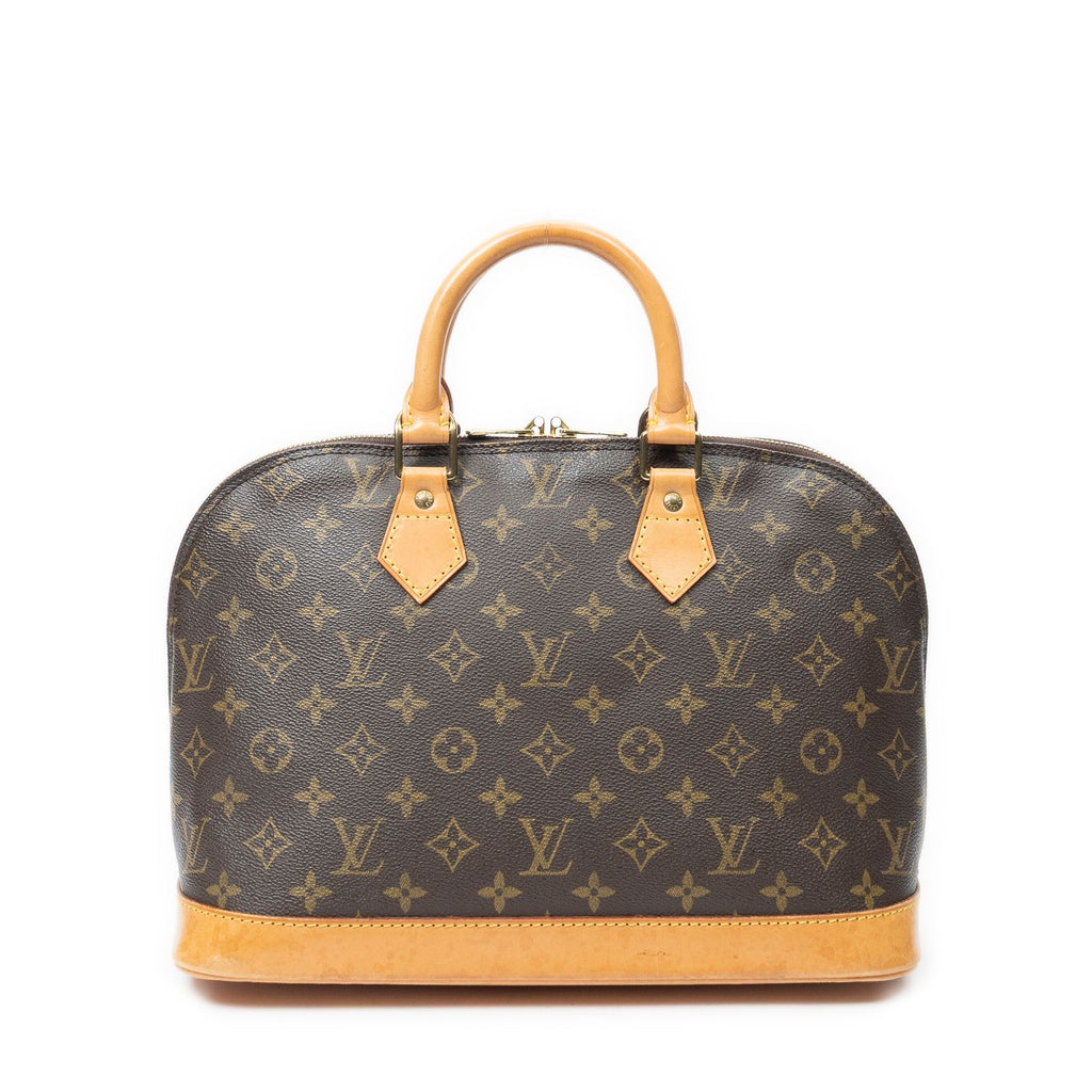Louis Vuitton Alma Brown Monogram Canvas Handbag