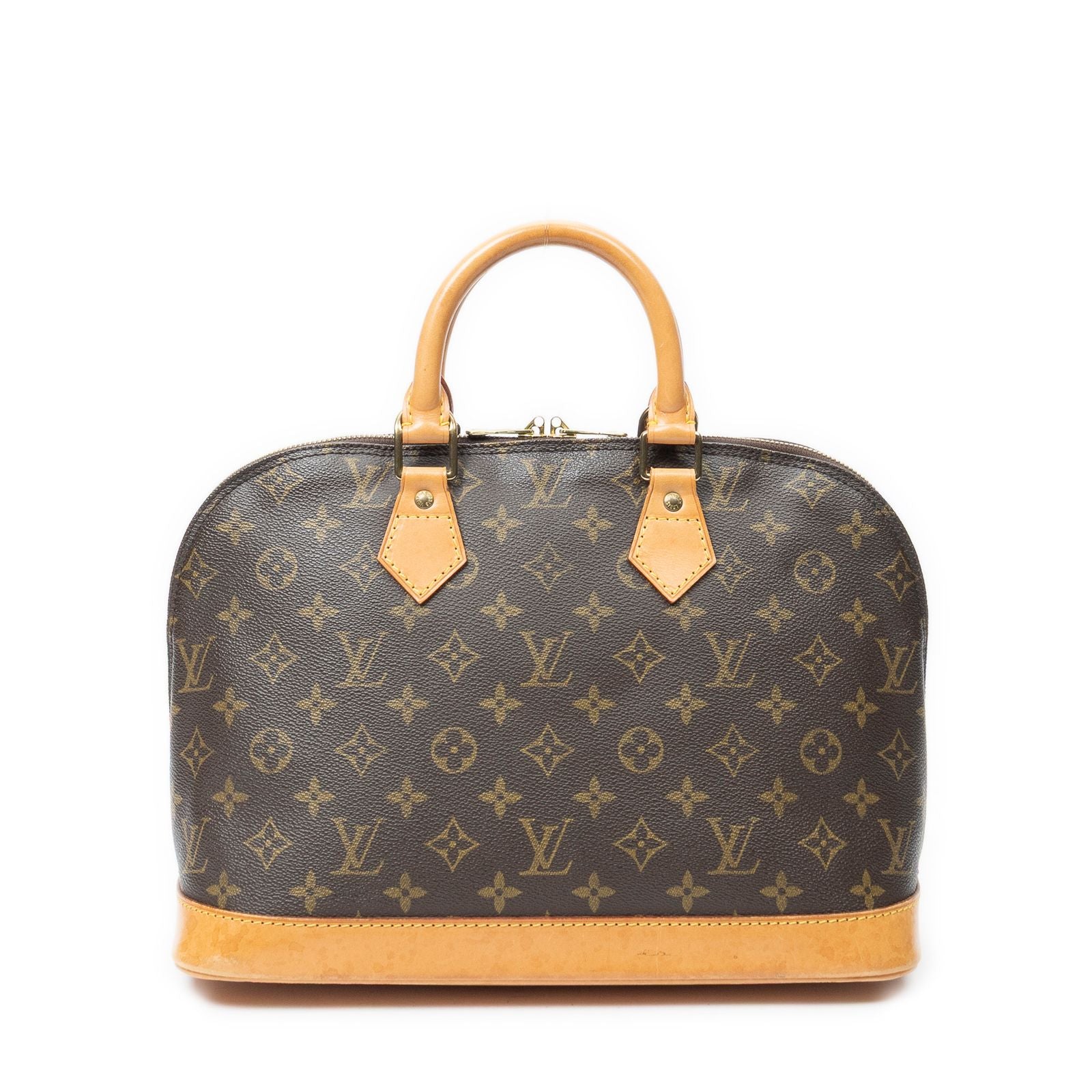 Louis Vuitton Alma Brown Monogram Canvas Handbag