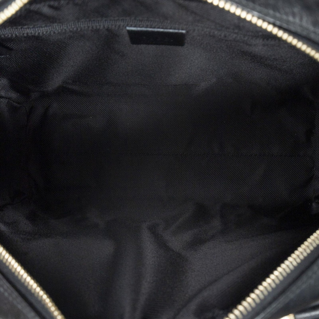 Gucci Bowling Shoulder Bag Black Micro Guccissima Leather — view 9