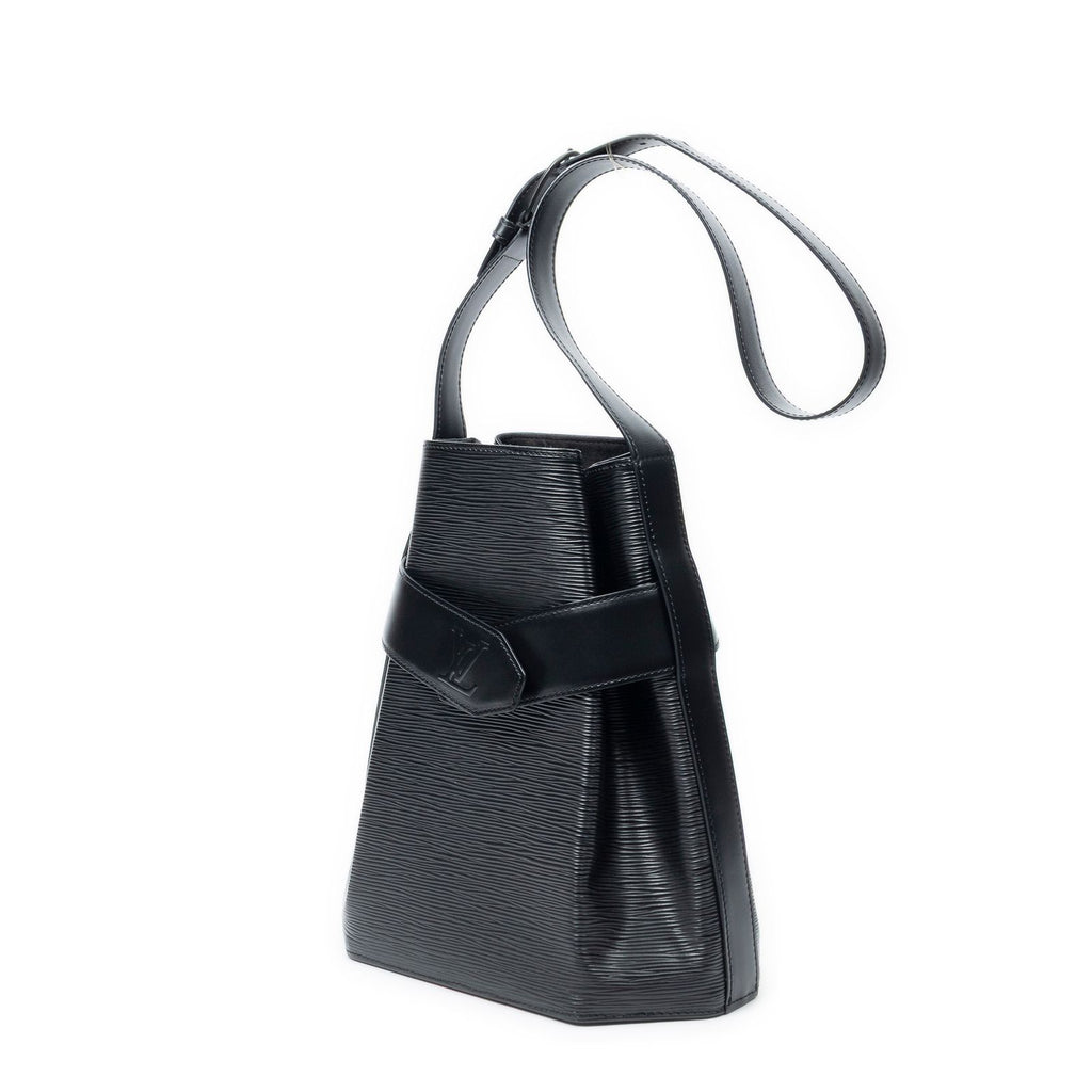 Louis Vuitton Sac Depot Black Epi Shoulder — view 2