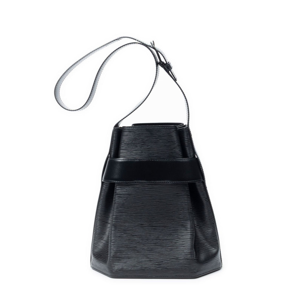 Louis Vuitton Sac Depot Black Epi Shoulder — view 5