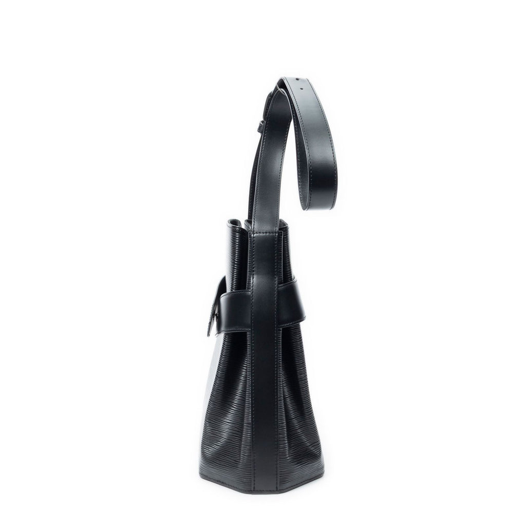 Louis Vuitton Sac Depot Black Epi Shoulder — view 3