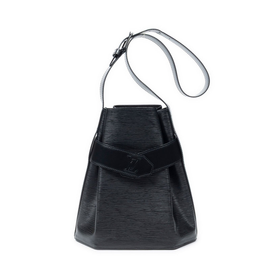 Louis Vuitton Sac Depot Black Epi Shoulder