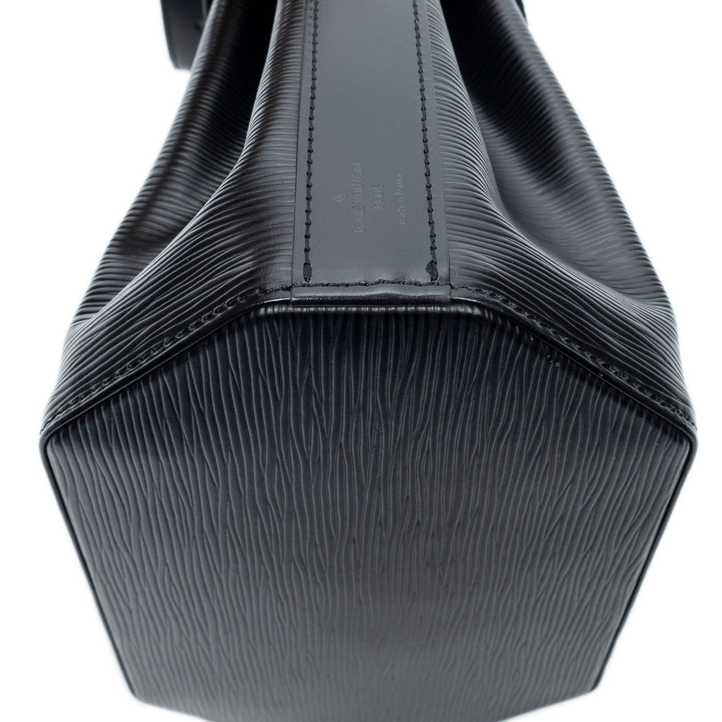 Louis Vuitton Sac Depot Black Epi Shoulder — view 8