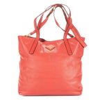Prada Open Tote Red Vitello Daino