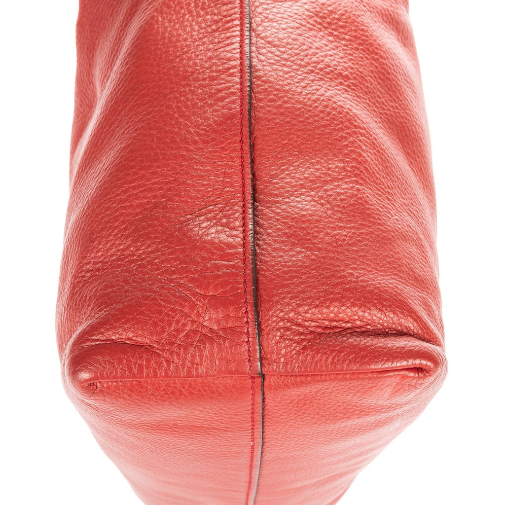 Prada Open Tote Red Vitello Daino — view 7