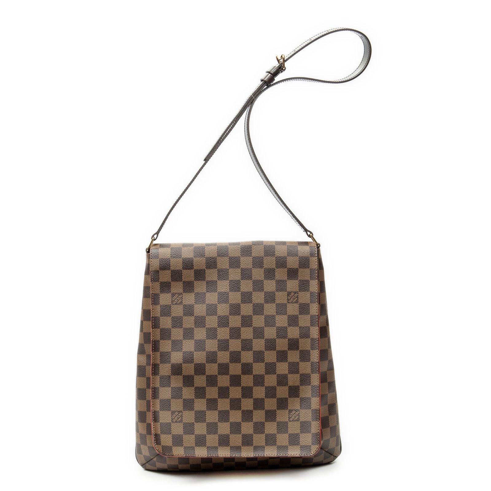 Louis Vuitton Musette Brown Damier Ebene Shoulder
