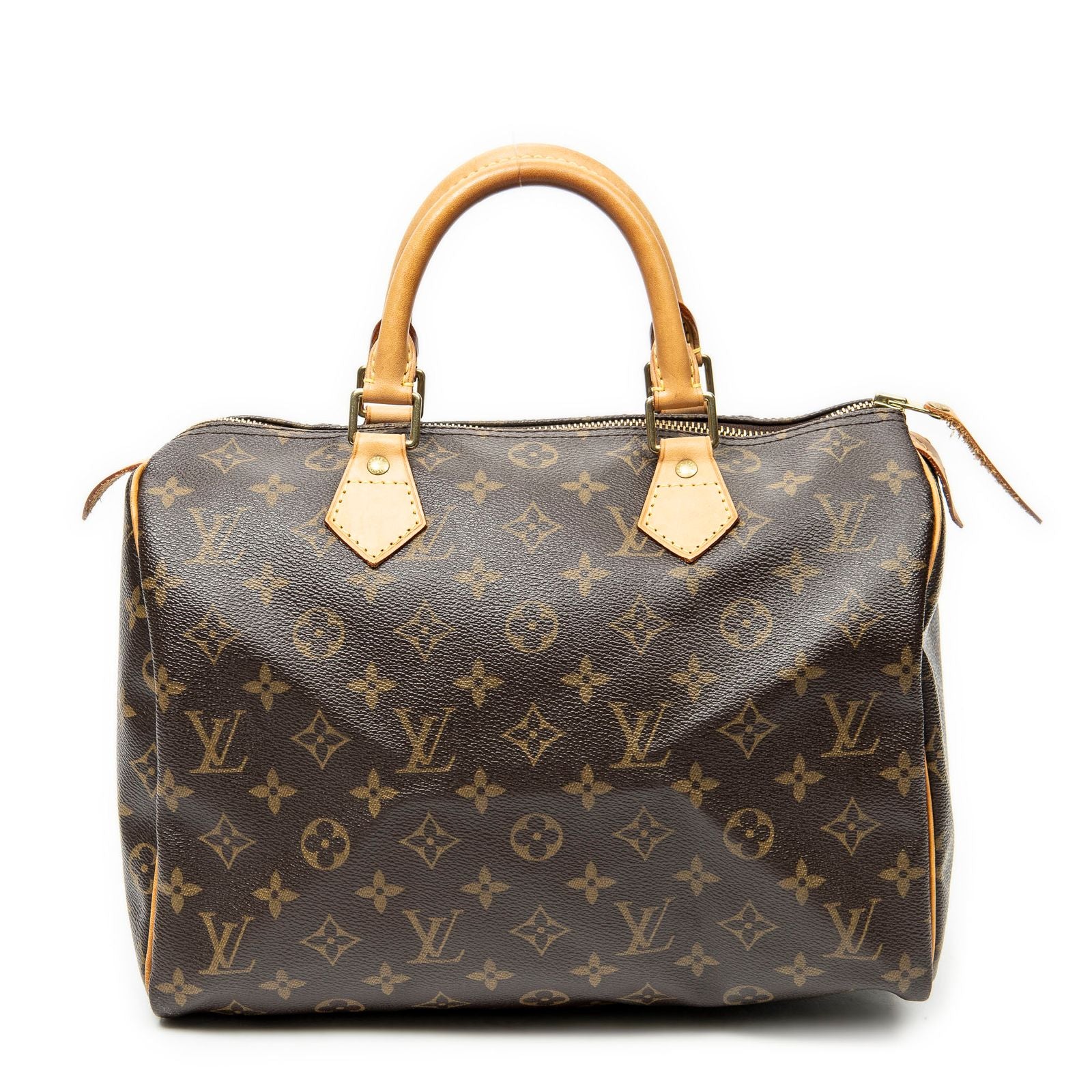 Louis Vuitton Speedy Brown Monogram Canvas Handbag