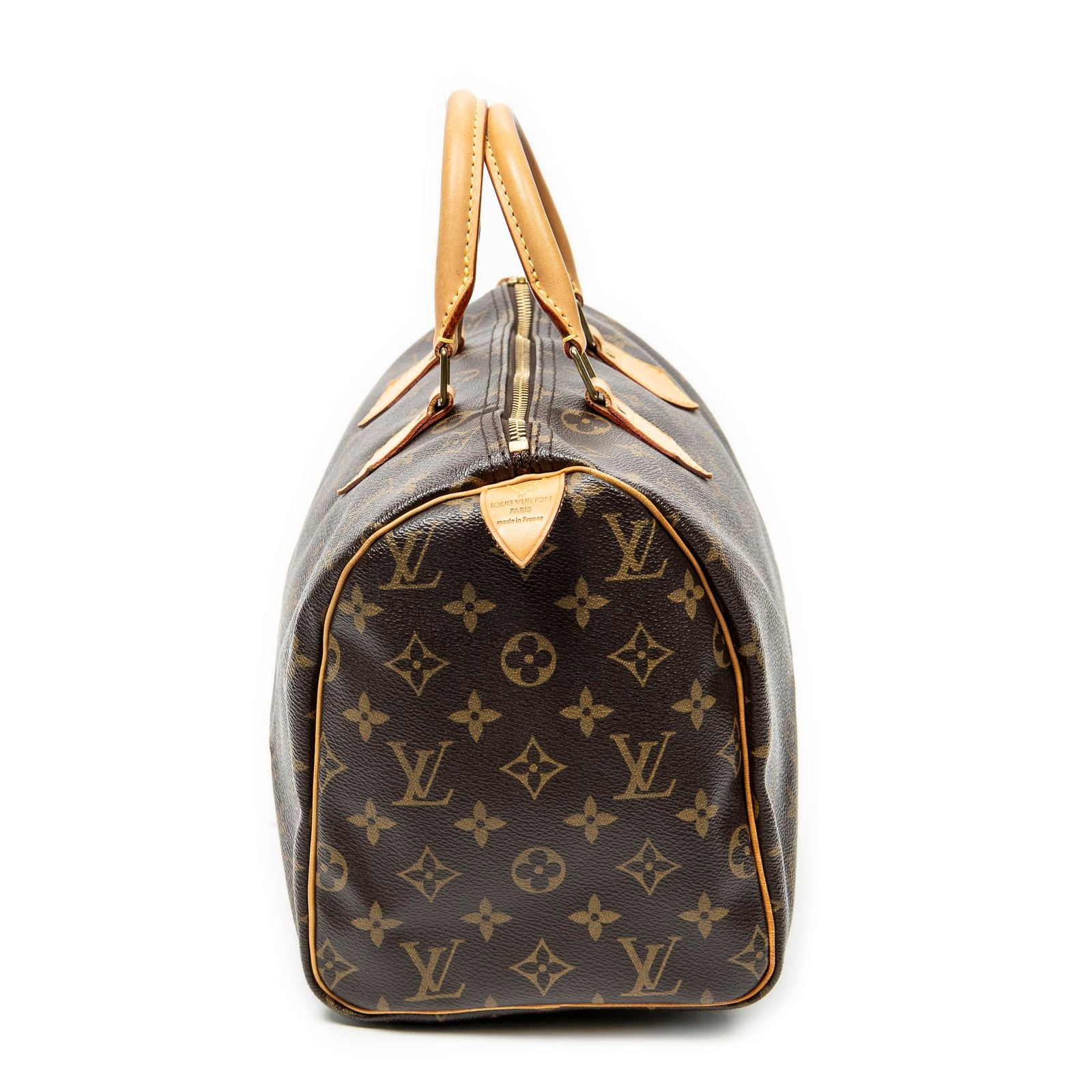 Louis Vuitton Speedy Brown Monogram Canvas Handbag — view 4