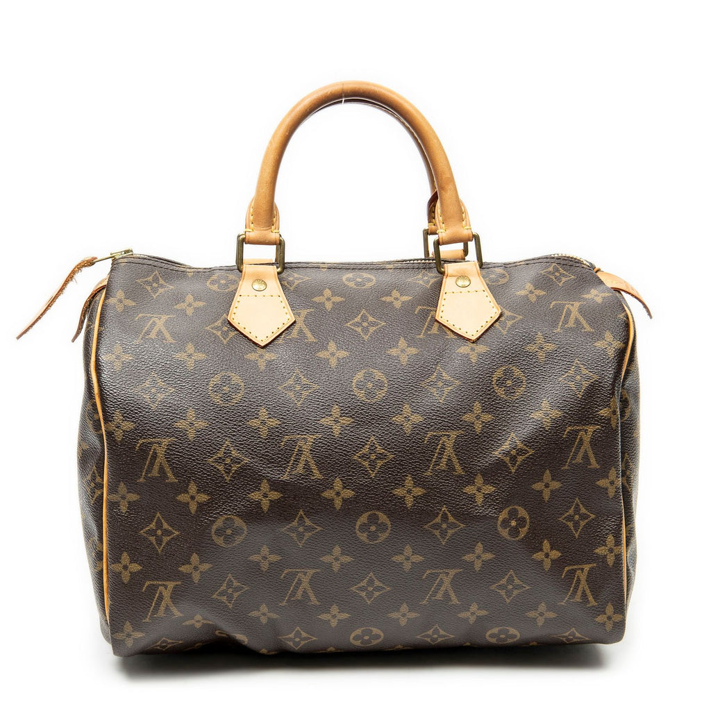 Louis Vuitton Speedy Brown Monogram Canvas Handbag — view 5