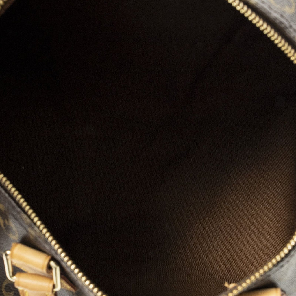 Louis Vuitton Speedy Brown Monogram Canvas Handbag — view 9