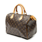 Louis Vuitton Speedy Brown Monogram Canvas Handbag — view 2