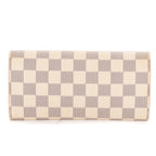 Louis Vuitton Emily Ivory Pink Damier Azur Wallet — view 5