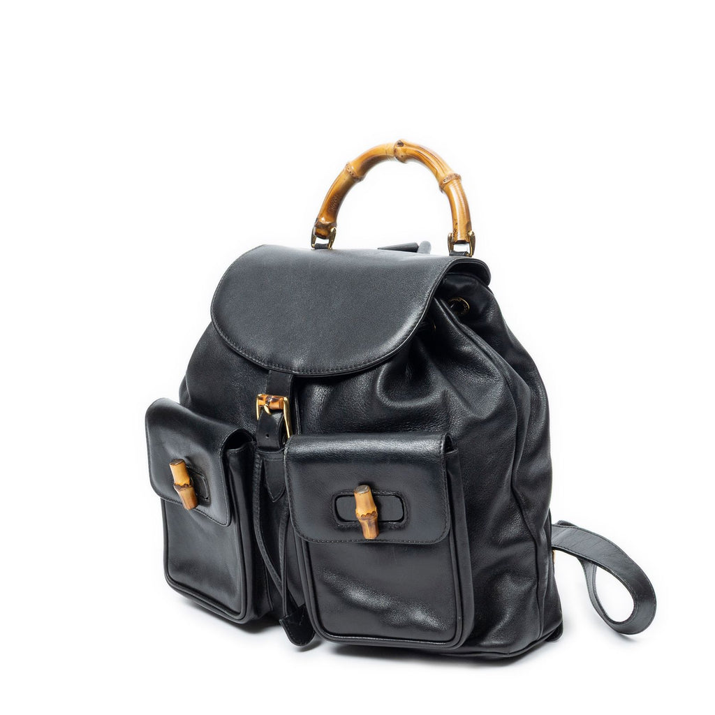 Gucci Rajibanbu Backpack Black Smooth Calfskin — view 2
