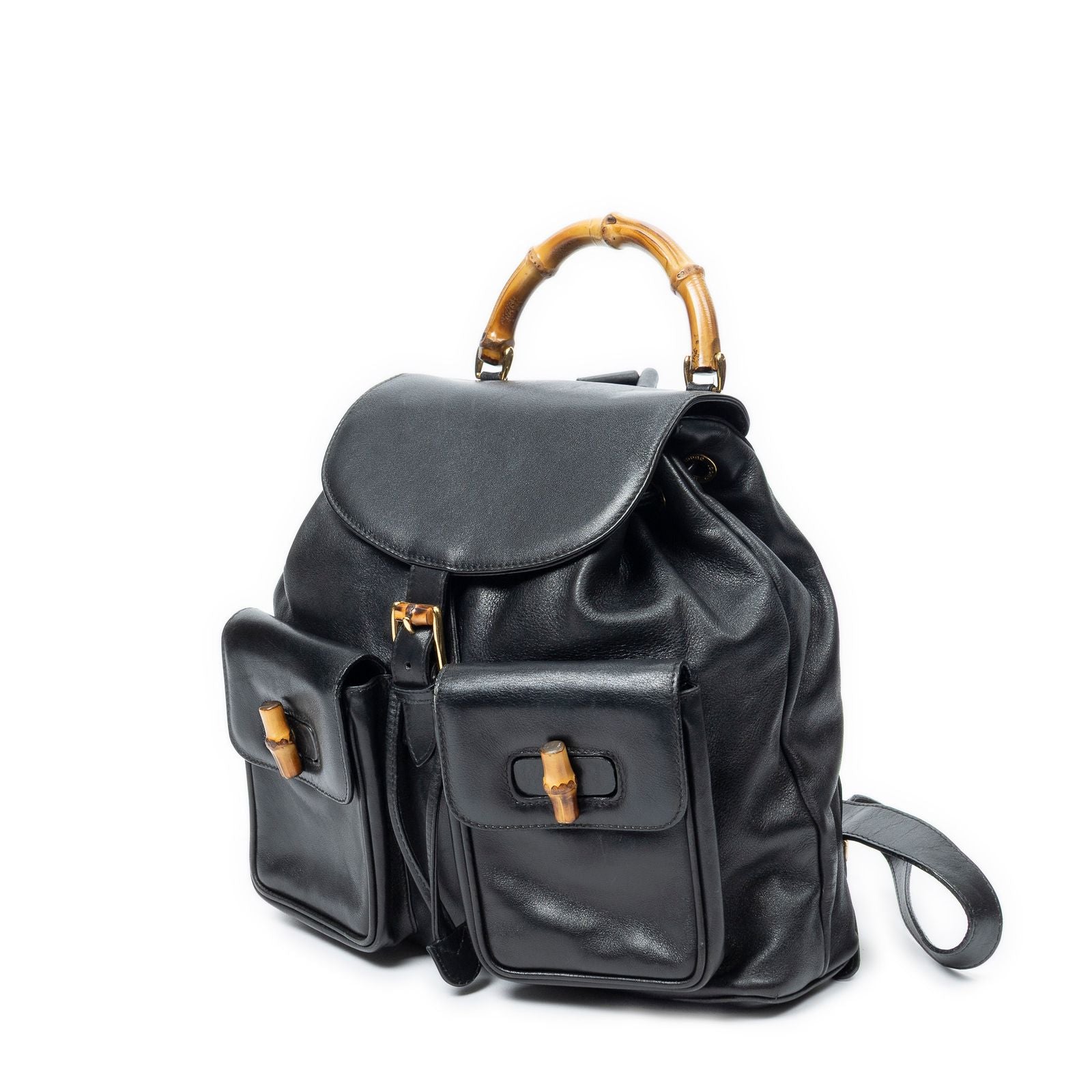 Gucci Rajibanbu Backpack Black Smooth Calfskin — view 2