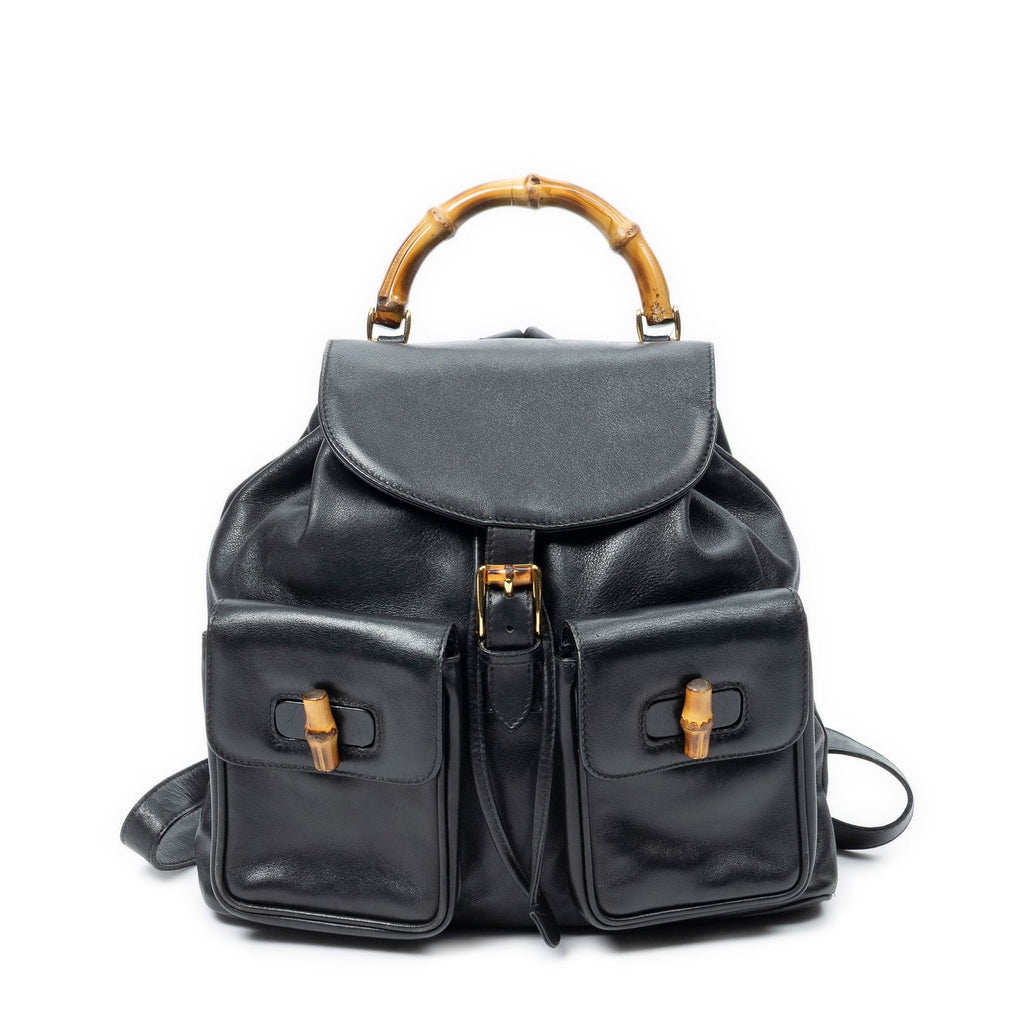 Gucci Rajibanbu Backpack Black Smooth Calfskin