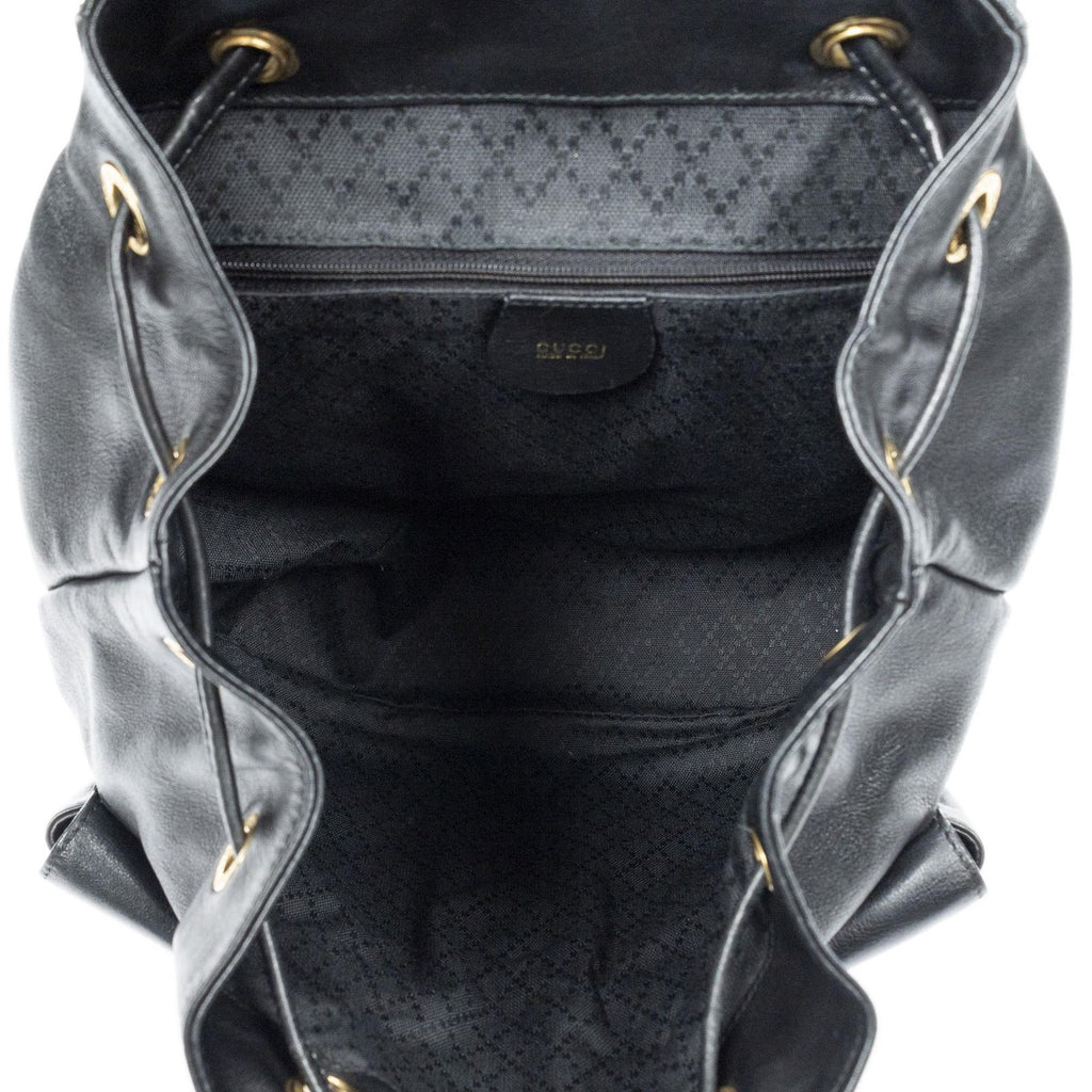Gucci Rajibanbu Backpack Black Smooth Calfskin — view 9